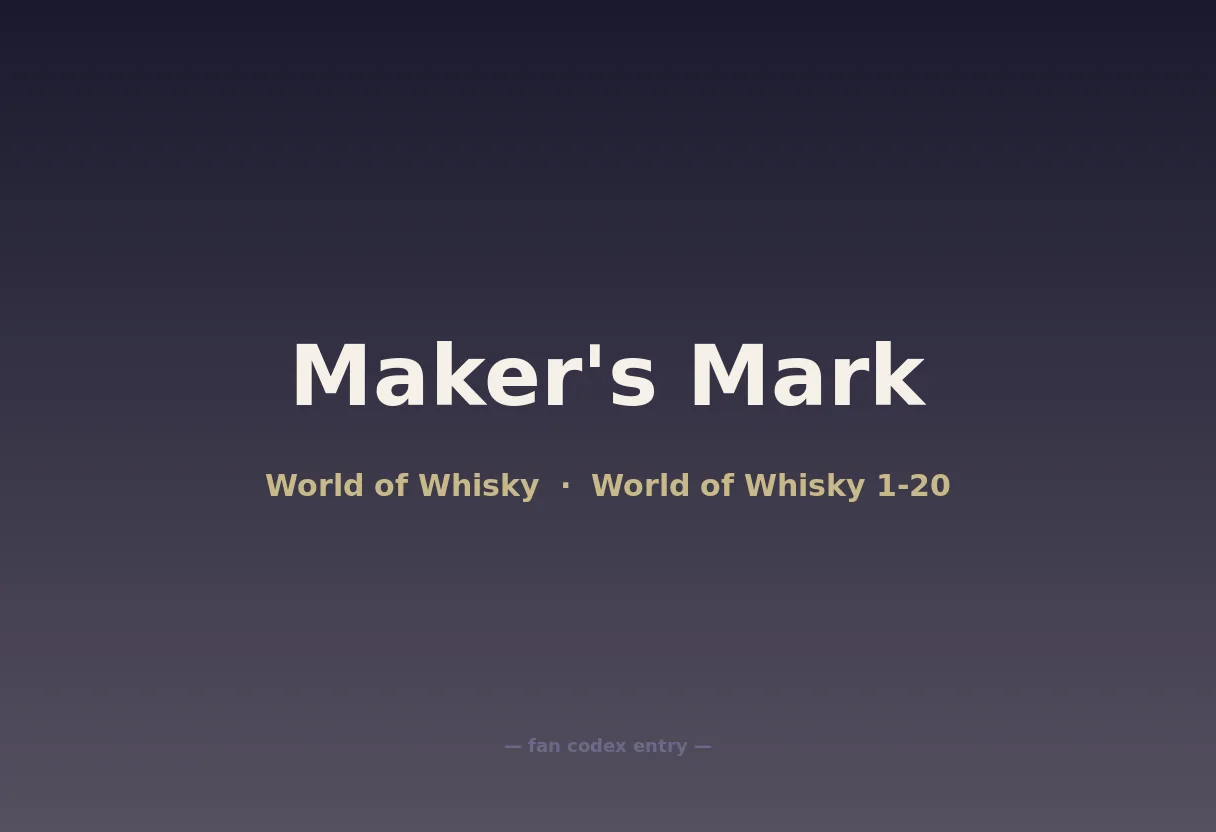 Maker's Mark