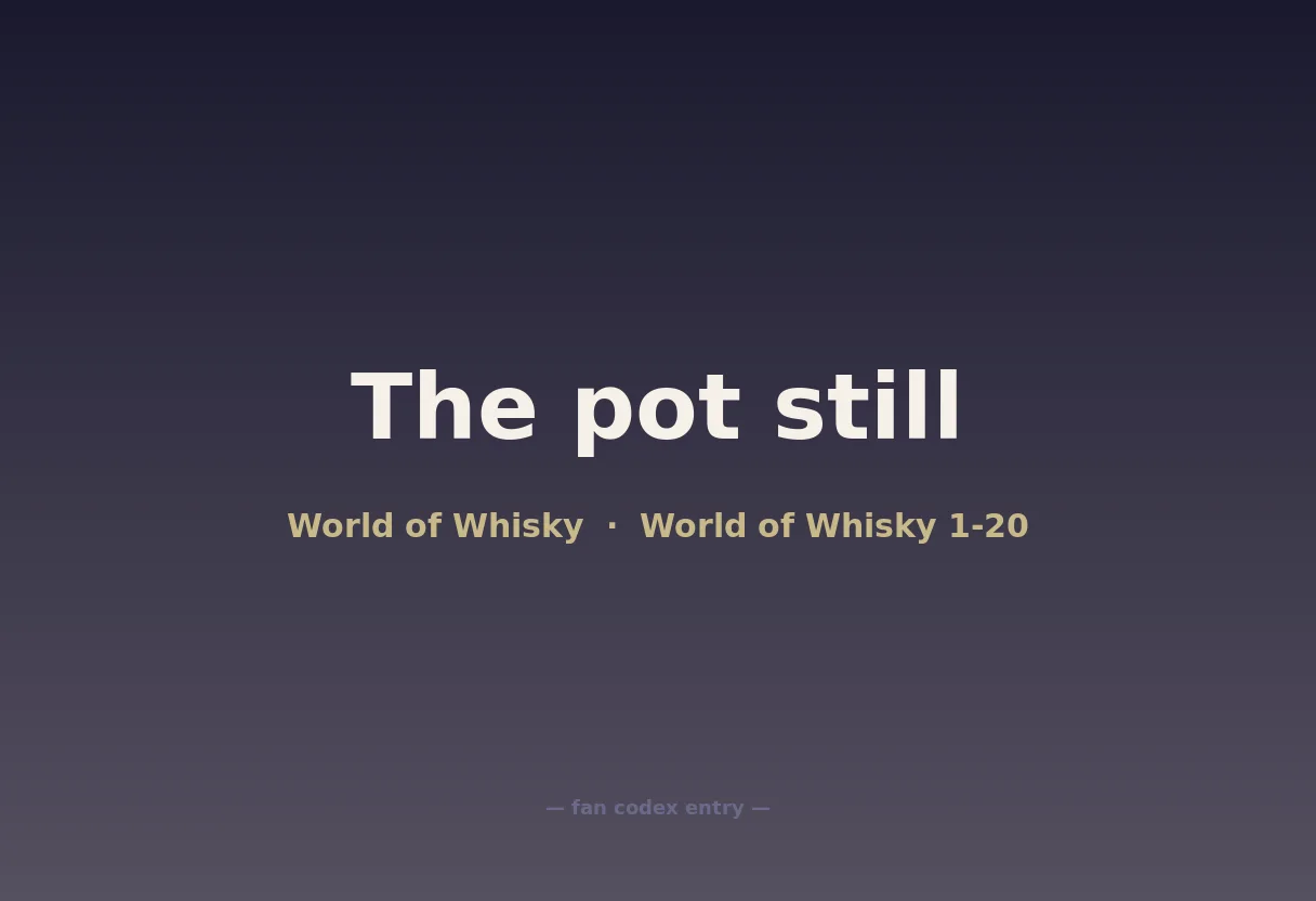 The pot still